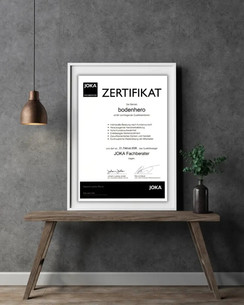 JOKA Fachberater Zertifikat für Selahattin Kamircan
